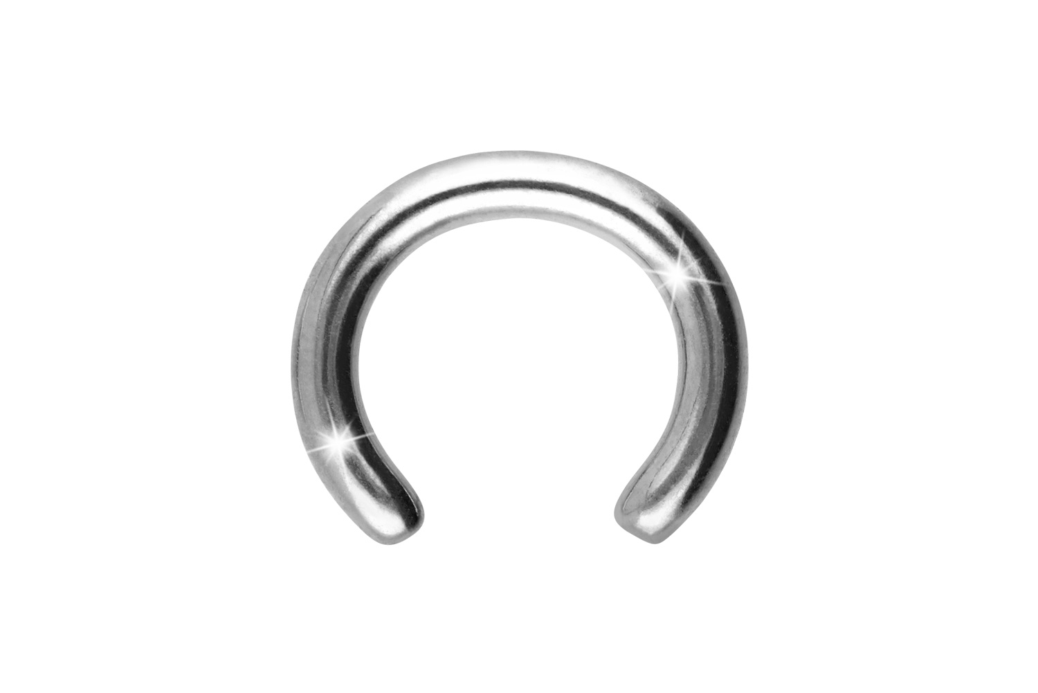 Titan Klemmkugelring Piercing ohne Kugel